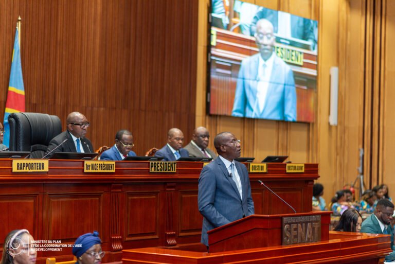 Guylain Nyembo éclaire les Sénateurs sur le processus de planification en RDC